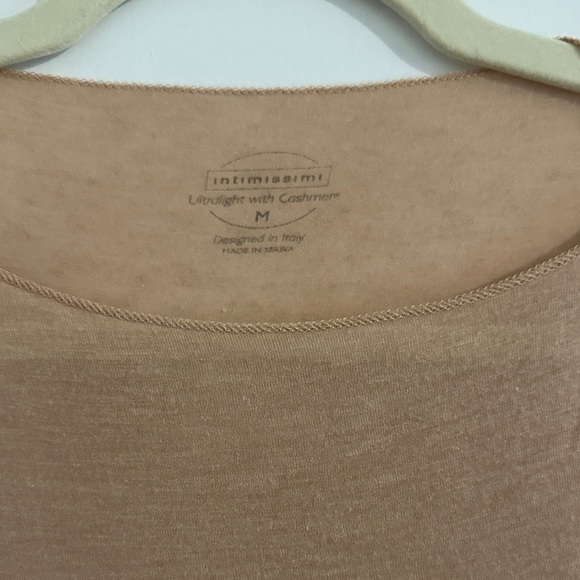 Intimissimi NWOT Tan Long Sleeve Top - Picture 2 of 3